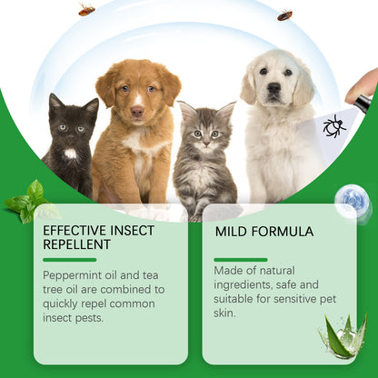 Pet deworming spray