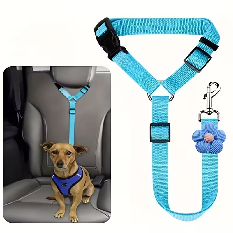 Adjustable Pet Car Safety Leash Harness
