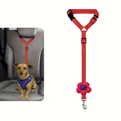 Adjustable Pet Car Safety Leash Harness