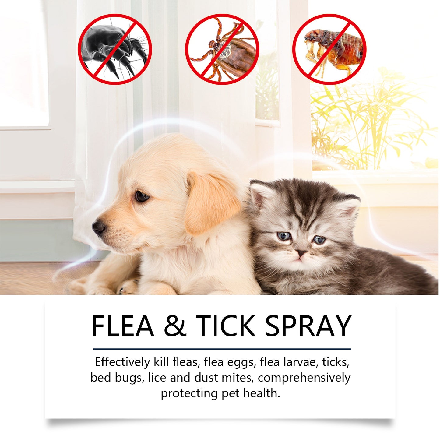 Pet deworming spray
