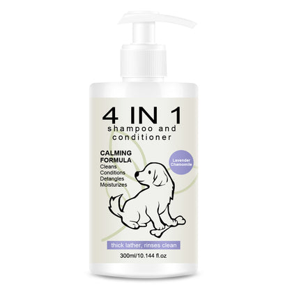 Pet Shampoo Liquid for Deep Cleansing and Moisturizing