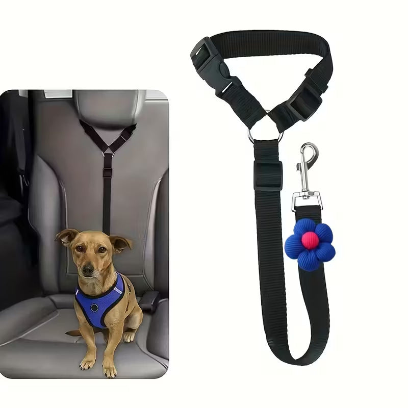 Adjustable Pet Car Safety Leash Harness