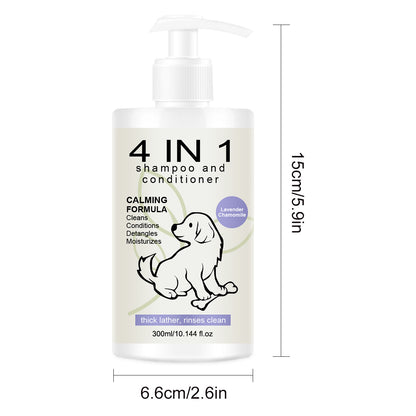 Pet Shampoo Liquid for Deep Cleansing and Moisturizing