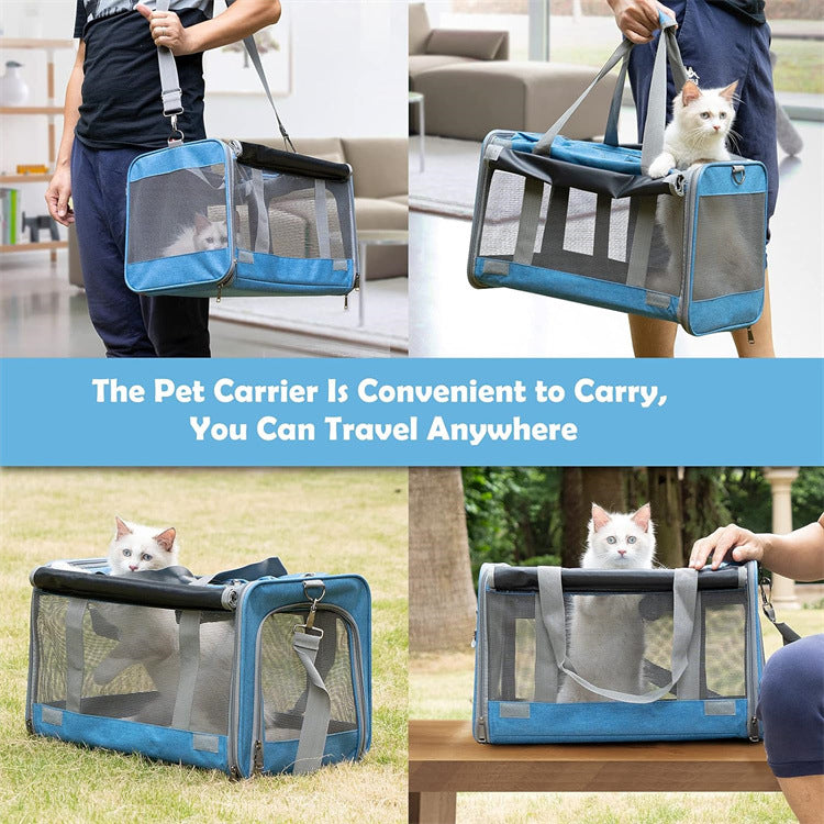 Cat Carrier Bag Portable Breathable Foldable Pet Carrier