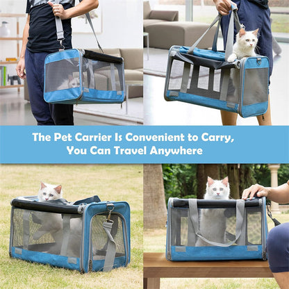 Cat Carrier Bag Portable Breathable Foldable Pet Carrier
