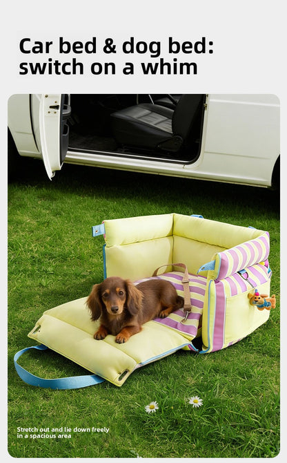 Waterproof Pet Car Seat Bed
