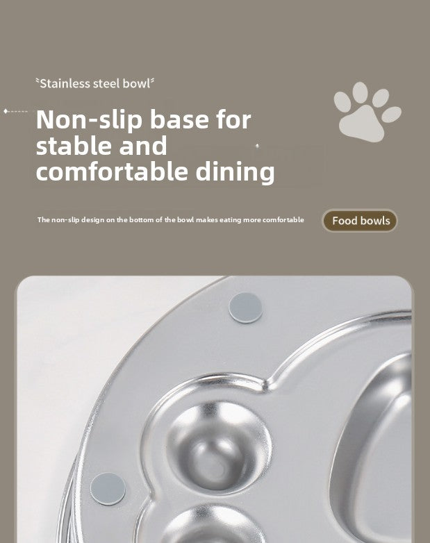 Stainless Steel Pet Slow Feeder Bowl