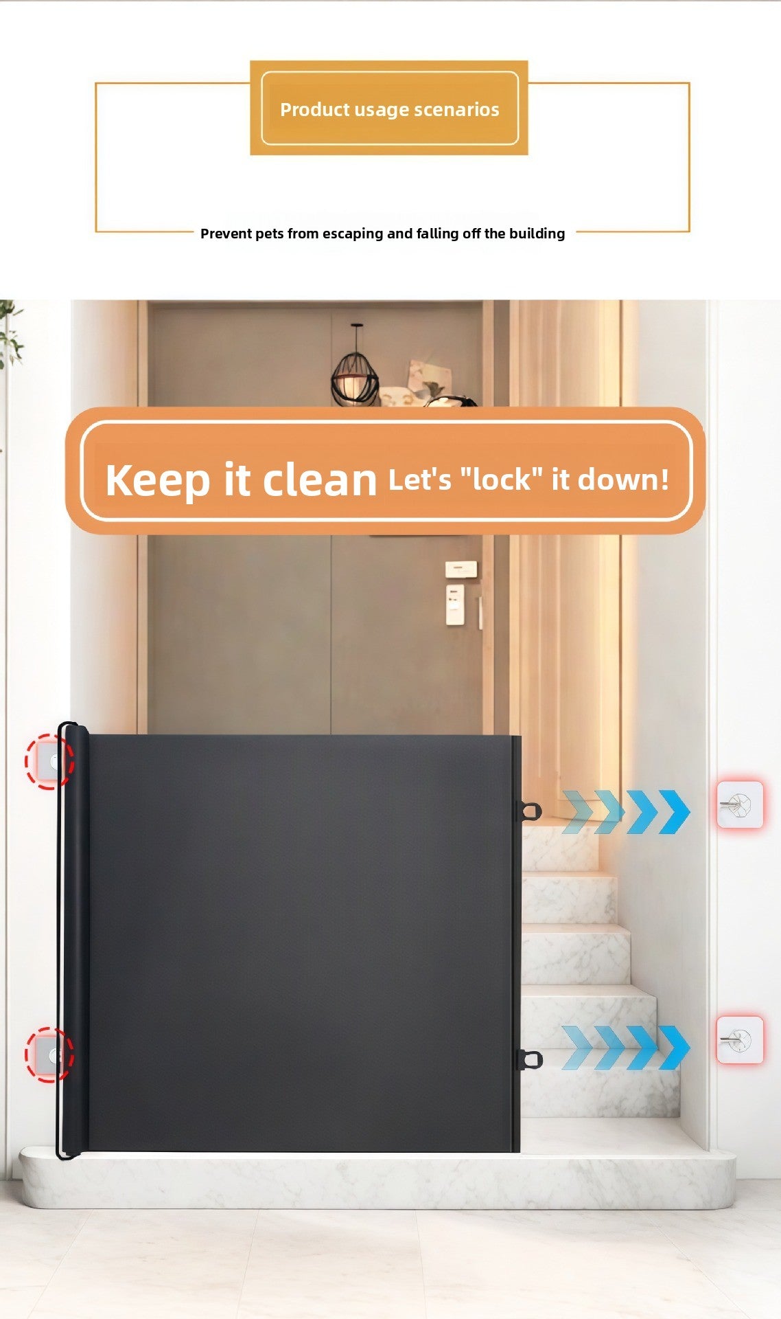 Automatic Telescopic Pet Barrier