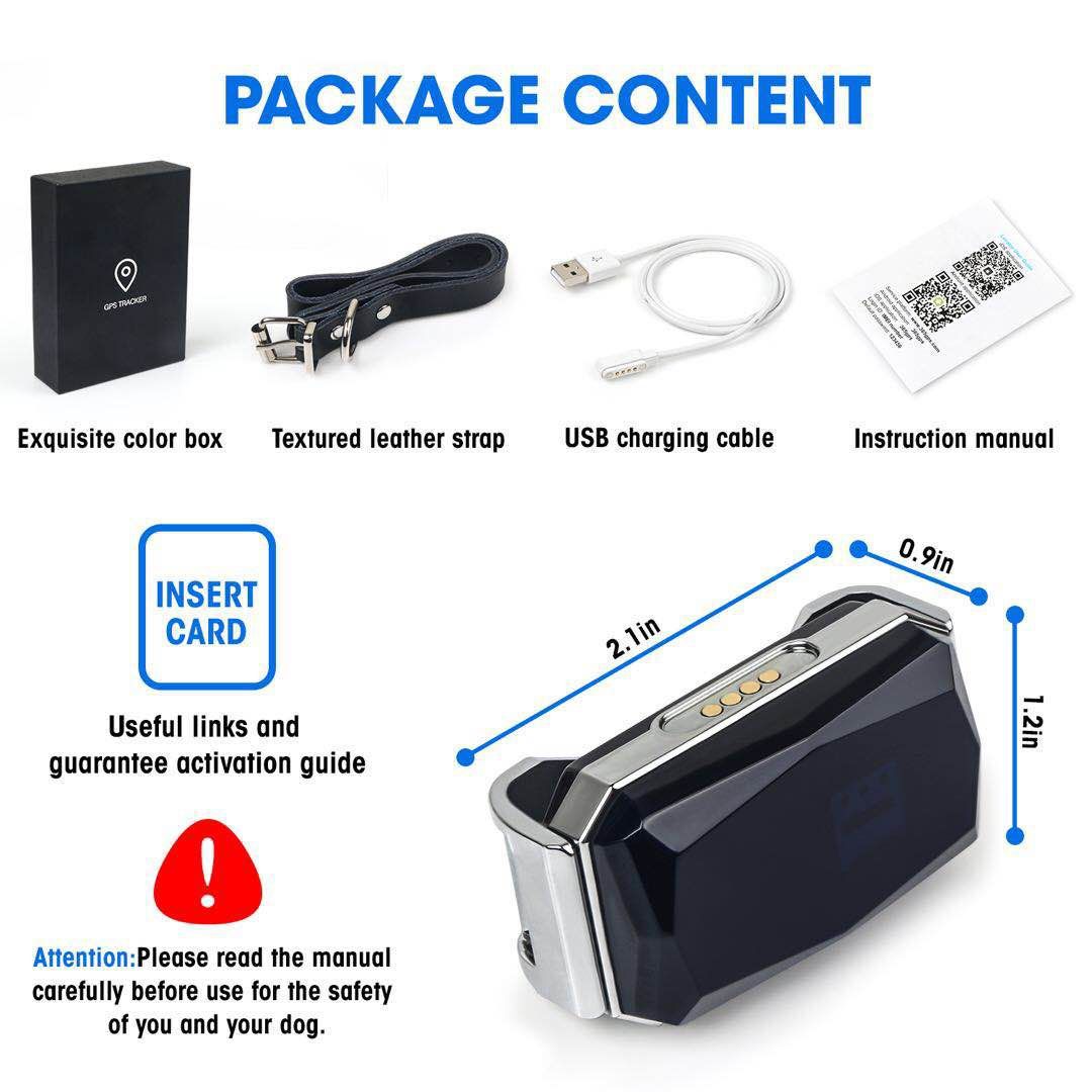 Waterproof GPS Locator for Pets with Real-Time Tracking