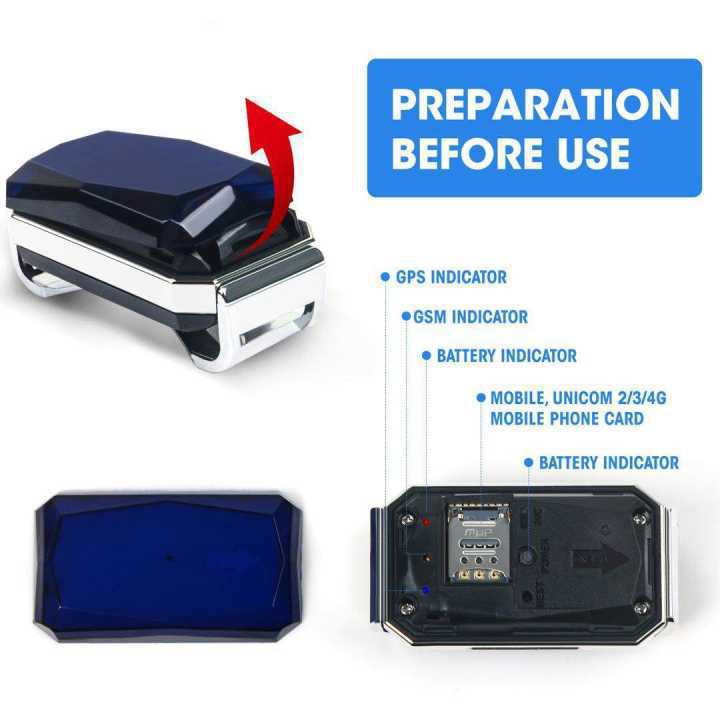 Waterproof GPS Locator for Pets with Real-Time Tracking