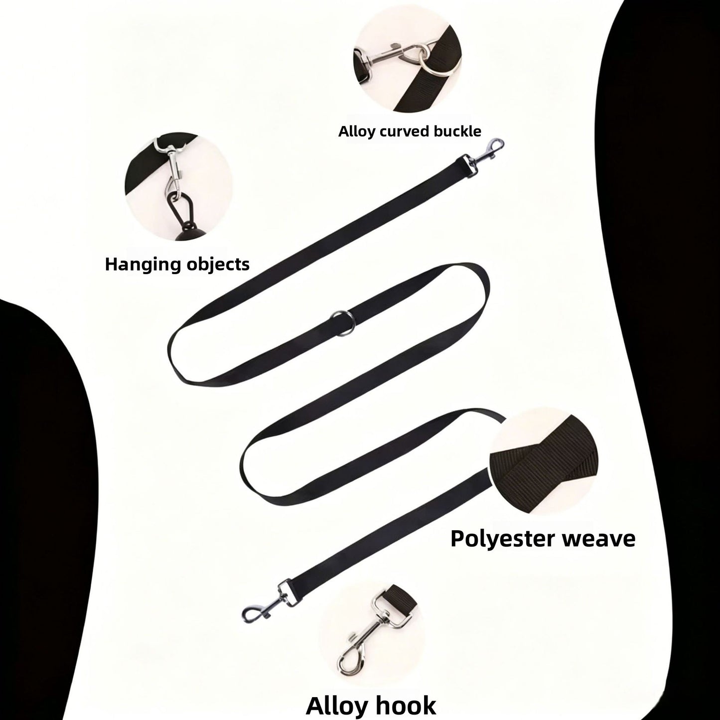 Adjustable Pet Car Safety Leash Harness