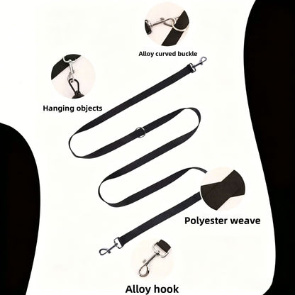 Adjustable Pet Car Safety Leash Harness